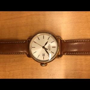 Coach Watch with leather strap